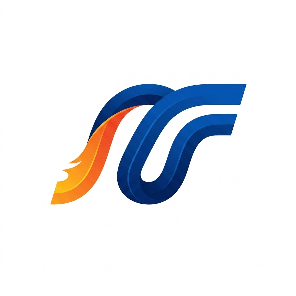 Morra flame and market-path logo